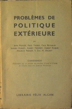 Problèmes de politique extérieure