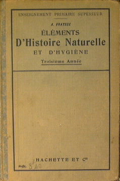 Eléments d'Histoire Naturelle et d'Hygiène