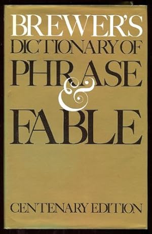 Brewer's Dictionary of Phrase and Fable