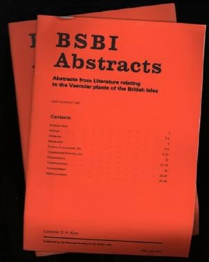 BSBI Abstracts; Abstracts from Literature relating to the Vascular Plants of the British Isles. 2...