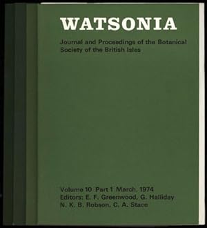 Watsonia; Journal of the Botanical Society of the British Isles. Vol. 10, Parts 1 to 4