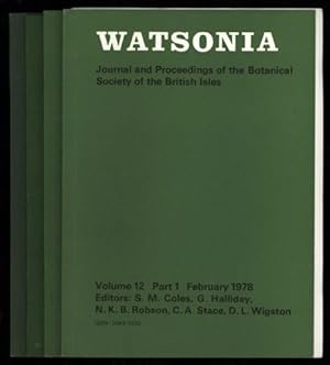 Watsonia; Journal of the Botanical Society of the British Isles. Vol. 12, Parts 1 to 4