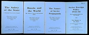 four 'National News-letter Reports on Communism', numbers 1, 2, 3, & 6: The Safety of the State; ...