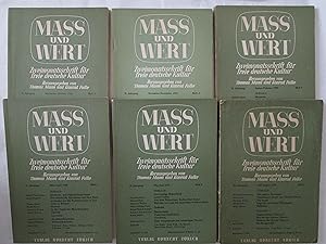 Mass und Wert : Zweimonatsschrift für freie deutsche Kultur : II. Jahrgang, Heft 1. - 6. [1938-1939]