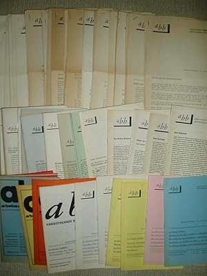 Arbeitskreis Bertolt Brecht Nachrichtenbrief Nr.s 1-7; 9 -38; 40-76; 78-98; 100; 103/104 [1960-1976]