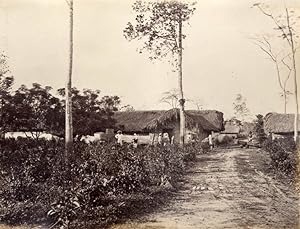Bild des Verkufers fr Tea House. Koleufeanie, Assam. [Rural scene]. zum Verkauf von Shapero Rare Books