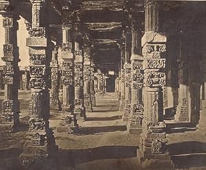 Seller image for Interior of the Colonnade of Hindoo Pillars at the Kootub. for sale by Shapero Rare Books