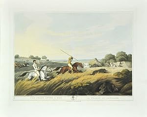 Image du vendeur pour The Chase after a Hog. La Chasse au Sanglier. mis en vente par Shapero Rare Books