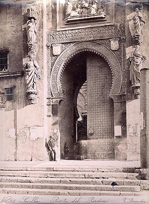 Immagine del venditore per [The door of pardon, Church of San Isidoro of Leon, Seville]. Sevilla. Puerta del Perdon. venduto da Shapero Rare Books