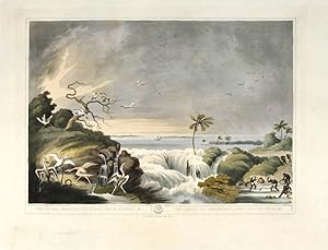 Imagen del vendedor de The Ganges Breaking its Banks; with Fishing &c. Le Ganges se Debordant; avec des Pecheurs, &c. a la venta por Shapero Rare Books