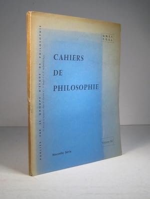 Cahiers de philosophie (Volume 3 / Volume 2 hors série) : Explication et commentaire des Idéen I (1)