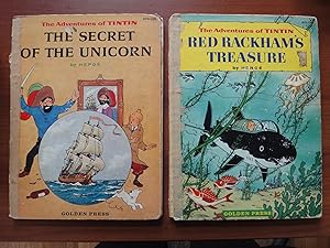 The Adventures of Tintin - Set of 2 Books: The Secret of the Unicorn, and Red Rackham's Treasure ...