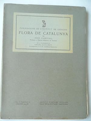 Imagen del vendedor de FLORA DE CATALUNYA. VOL. II. FASCICLE III a la venta por Reus, Paris, Londres