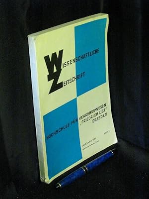 Wissenschaftliche Zeitschrift. Heft 1 Jahrgang 1971. -