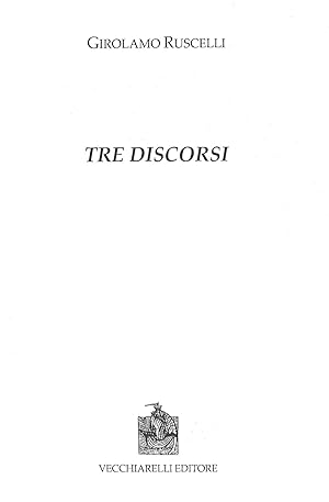 Immagine del venditore per Ruscelli grammatico e polemista. I "tre discorsi a Lodovico Dolce" venduto da Libro Co. Italia Srl
