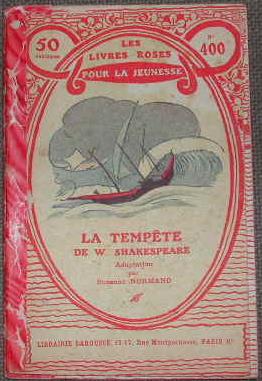 La tempête de W. Shakespeare.