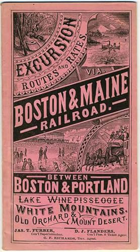 Boston & Maine Railroad. Excursion Routes and Rates