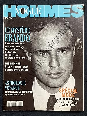 VOGUE HOMMES-N°172-SEPTEMBRE 1994-MARLON BRANDO
