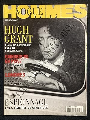 VOGUE HOMMES-N°174-NOVEMBRE 1994-HUGH GRANT