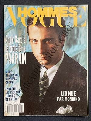 VOGUE HOMMES-N°138-AVRIL 1991-ANDY GARCIA