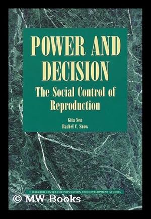 Imagen del vendedor de Power and Decision : the Social Control of Reproduction a la venta por MW Books