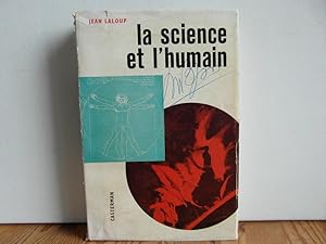 Imagen del vendedor de La science et l'humain a la venta por Bidonlivre