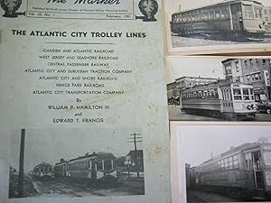The Marker Vol. 10, No. 1 February, 1951 the Atlantic Trolley Lines with 5 Laid in Photographs of...
