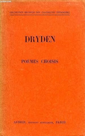 Seller image for DRYDEN, POEMES CHOISIS for sale by Le-Livre