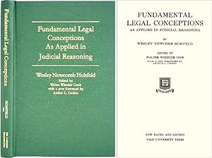 Bild des Verkufers fr Fundamental Legal Conceptions as Applied in Judicial Reasoning. zum Verkauf von The Lawbook Exchange, Ltd., ABAA  ILAB