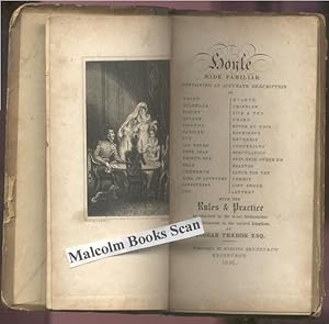 Seller image for Hoyle Made Familiar, containing an Accurate Description of Whist, Quadrille, Piquet, Quinze, Vingt-Un, Cassino, Put, All Fours, Pope Joan, Brag, Commerce,Earl of Coventry, Lansquenet +15 others with rules & practice. for sale by Malcolm Books