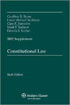 Seller image for Constitutional Law: 2012 Supplement for sale by Singularity Rare & Fine