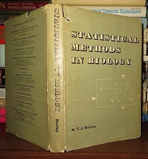 Image du vendeur pour STATISTICAL METHODS IN BIOLOGY mis en vente par Rare Book Cellar