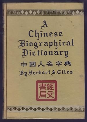 A Chinese Biographical Dictionary