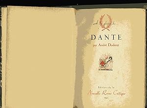 Seller image for DANTE for sale by Librairie CLERC