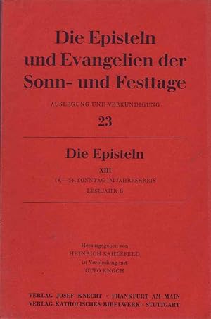 Seller image for Die Episteln und Evangelien der Sonn- und Festtage - Auslegung und Verkndigung for sale by Online-Buchversand  Die Eule