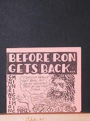 Seller image for Before Ron Gets Back (Official San Diego Comicon Minicomic) for sale by Tree Frog Fine Books and Graphic Arts