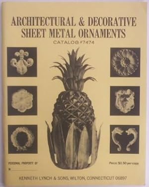 Architecural and Decorative Sheet Metal Ornaments Catalog #7474