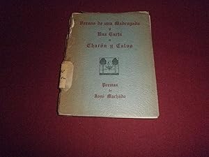 Versos de una madrugada y una carta a Chacon y Calvo. 1ª edición