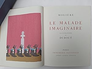 Image du vendeur pour Le malade imaginaire, llustrations de Dubout. mis en vente par Philippe Moraux