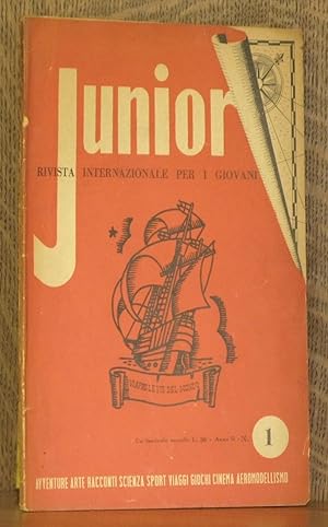 Seller image for JUNIOR - RIVISTA INTERNAZIONALE PER I GIOVANI - ANNO II No. 1 for sale by Andre Strong Bookseller