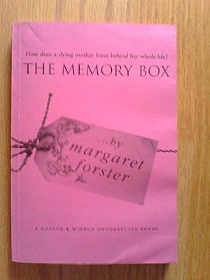 Seller image for The Memory Box - proof copy for sale by Peter Pan books