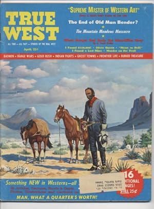 Seller image for True West Magazine. April 1959. for sale by Quinn & Davis Booksellers