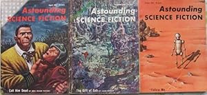 Seller image for Astounding Science Fiction August September & October 1955 3 Issues featuring "Call Him Dead" (Three to Conquer) by Eric Frank Russell, The Gift of Gab, One-Shot, Feeding Time, The Short Life, New Blood, Security, +++ for sale by Nessa Books