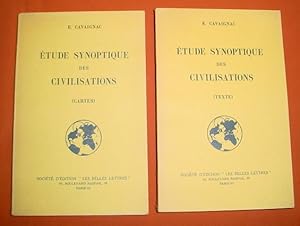 Imagen del vendedor de Etude synoptique des civilisations. texte et cartes (2 volumes) a la venta por Dj Jadis