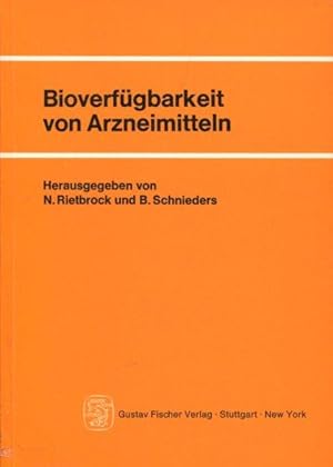 Bild des Verkufers fr Bioverfgbarkeit von Arzneimitteln. zum Verkauf von Antiquariat am Flughafen