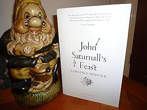 Seller image for JOHN SATURNALL'S FEAST+++A SUPERB UK UNCORRECTED PROOF COPY+++FIRST EDITION FIRST PRINT+++ for sale by Long Acre Books