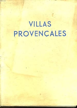 Bild des Verkufers fr VILLAS PROVENCALES zum Verkauf von Le-Livre