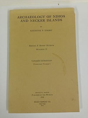 Image du vendeur pour Archeology of Nihoa and Necker Islands mis en vente par George Strange's Bookmart