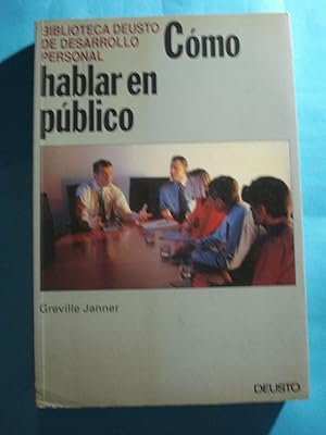 Imagen del vendedor de COMO HABLAR EN PBLICO (INCLUYE UN COMPENDIO DE MODELOS DE DISCURSOS Y ANCDOTAS PARA CONTAR) a la venta por Ernesto Julin Friedenthal