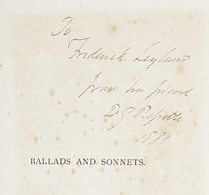 Ballads and Sonnets: Rossetti, Dante Gabriel